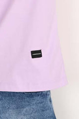Redefining Style Lavender Oversized Fit T-Shirt Men Pic 3