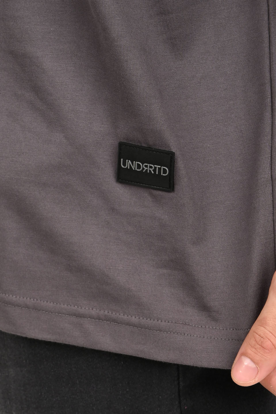 Wander Postcard Dark Grey Baggy Fit T-Shirt Men Pic 4