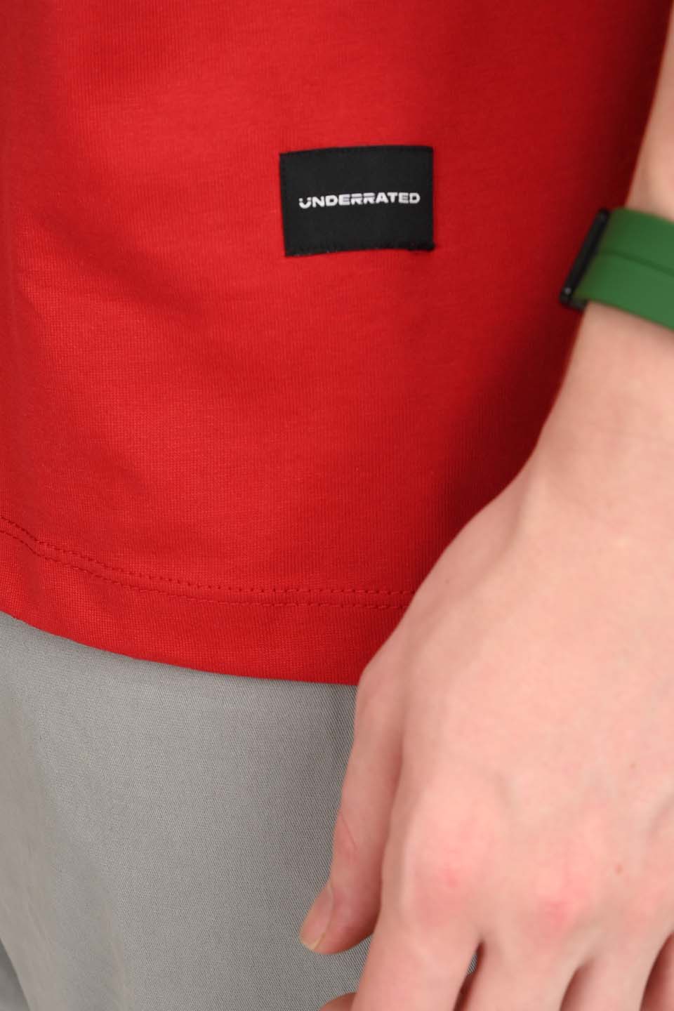 Distorted Labubu Streetwear Red Oversized Fit T-Shirt Men Pic 4