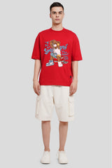 Lil' Bear, Big Dreams Red Printed T-Shirt