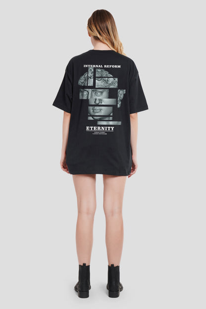 Eternity New Black Oversized Fit T-Shirt Women