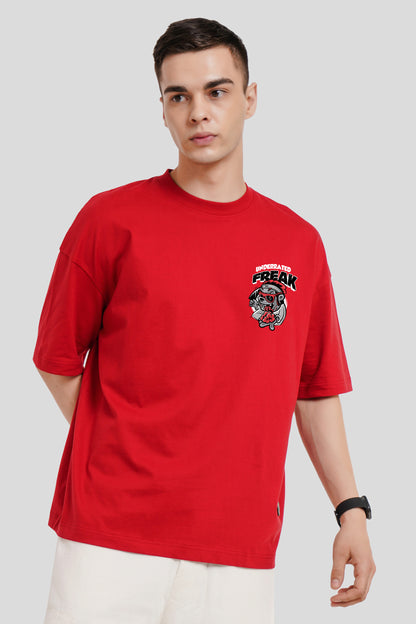 Freaky Meat Lover Red Baggy Fit T-Shirt Men
