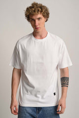 Get Your Bloom On White Oversized Fit T-Shirt Men Pic 2