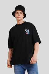 Ghost Paranoia Black Printed Baggy T-Shirt