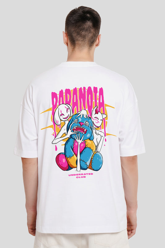 Ghost Paranoia White Printed T-Shirt