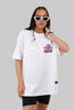 My Comfort Zone White Oversized Fit T-Shirt Women
