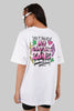 My Comfort Zone White Oversized Fit T-Shirt Women