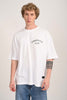 Photograph Memories White Baggy Fit T-Shirt Men Pic 2