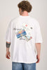 Photograph Memories White Baggy Fit T-Shirt Men Pic 1