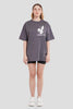Pocket Bunny Dark Grey Printed T-Shirt