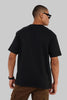 Rewritten Rules Statement Black Oversized Fit T-Shirt Men Pic 3