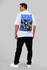Divine Ascent White Baggy Fit T-Shirt Men