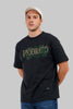 Underrated Dragon Black Oversized Fit T-Shirt Men Pic 1