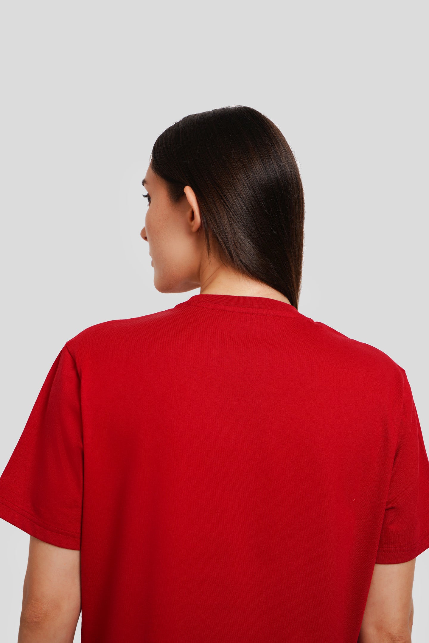 Socially Underarted Red Printed T-Shirt