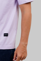 In Need of Mischief Lavender Oversized Fit T-Shirt Men Pic 3