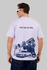 Real Talk Radio Lavender Oversized Fit T-Shirt Men Pic 1