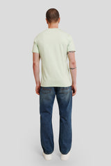 Life Is Good Pastel Green Regular Fit T-Shirt Men