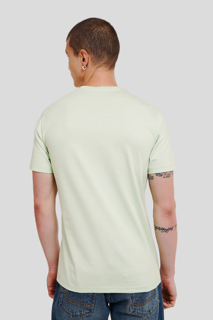 Life Is Good Pastel Green Regular Fit T-Shirt Men