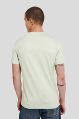 Life Is Good Pastel Green Regular Fit T-Shirt Men