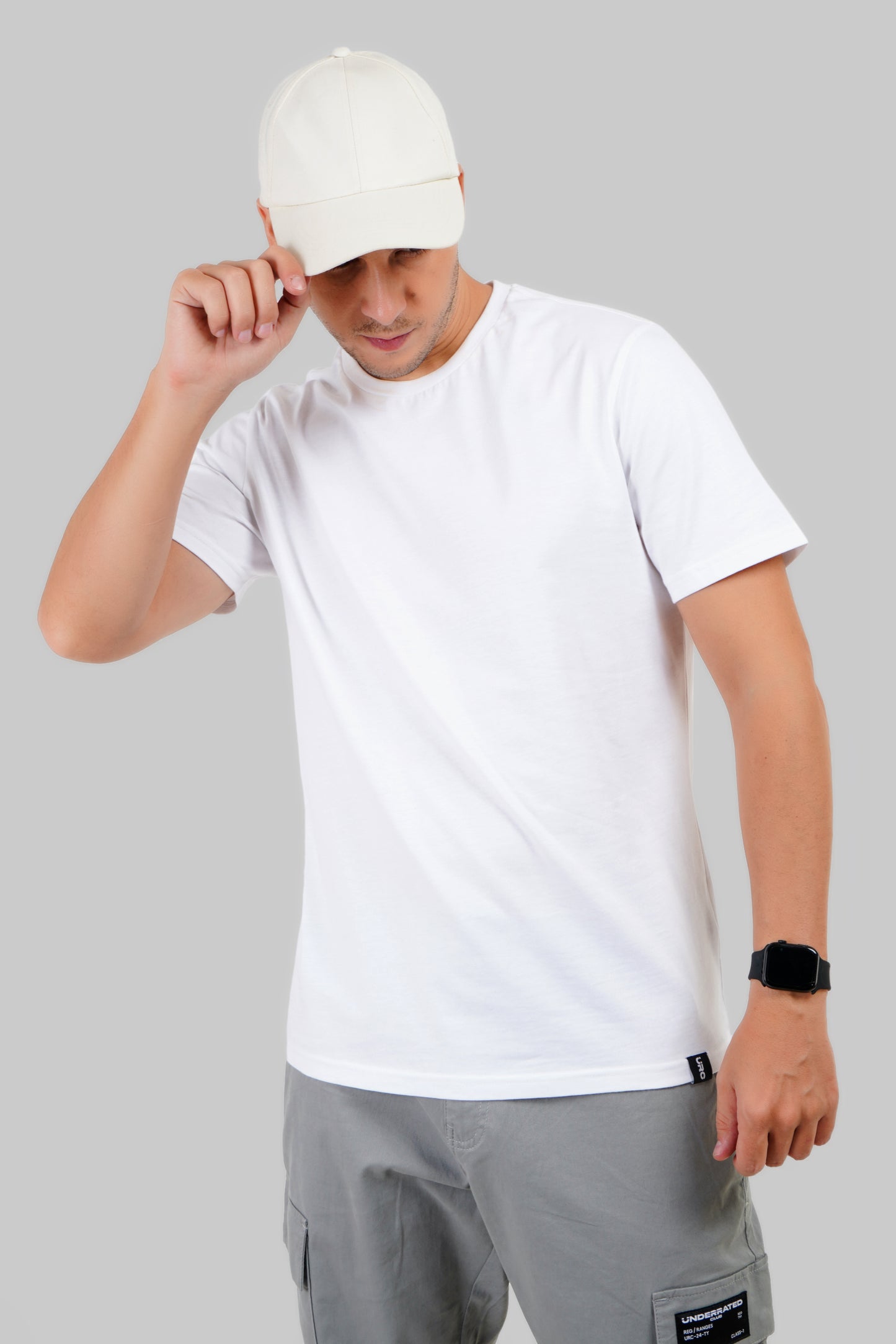 Pack of 3 Regular T-shirts - White/Navy/Black