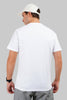 Solid White Half Sleeves T-Shirt For Men Regular Fit