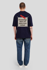 Spoiled Navy Blue Baggy Fit T-Shirt Men