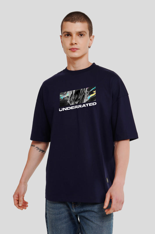 Inspire Navy Maritime Printed T-Shirt