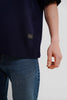Palm Navy Blue Baggy Fit T-Shirt Men