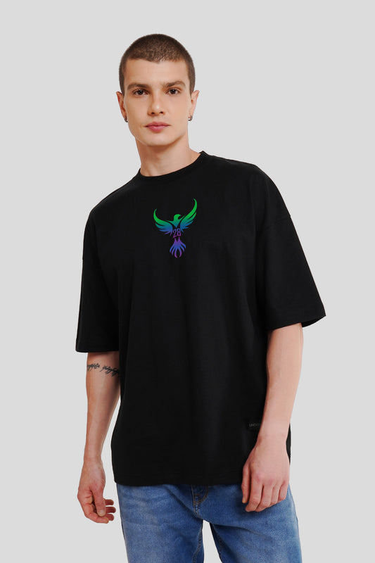 Eagle Black Printed T-Shirt