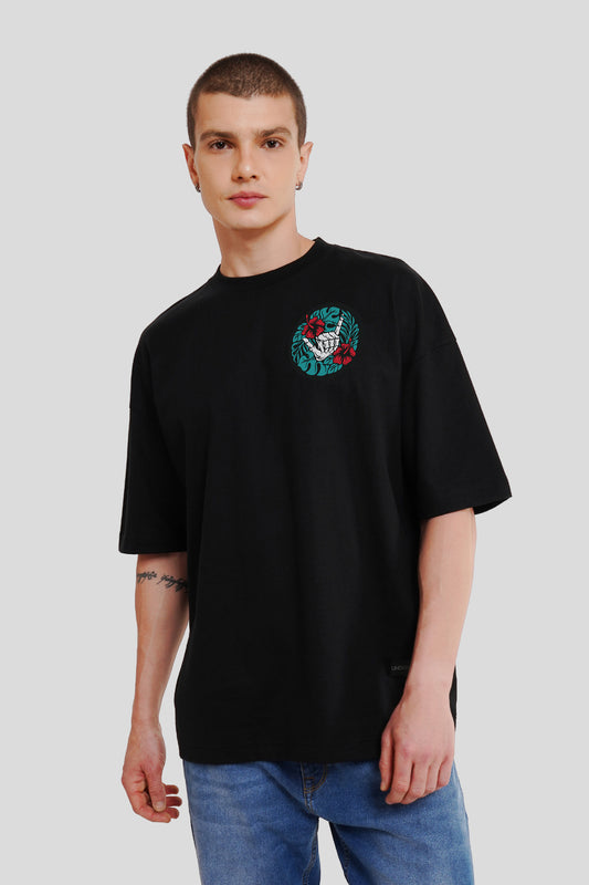 Skull & Snake Black Printed T-Shirt