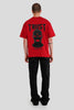 Trust Red Oversized Fit T-Shirt Men
