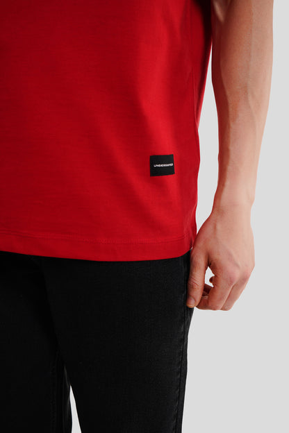 Trust Red Oversized Fit T-Shirt Men
