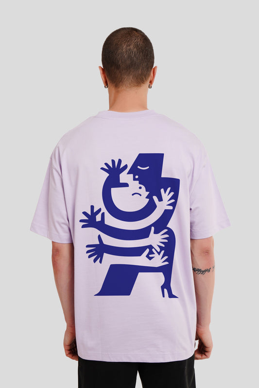 The Complexity Of Simplicity Lilac Printed T-Shirt