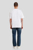 Got Wasted White Oversized Fit T-Shirt Men Pic 3