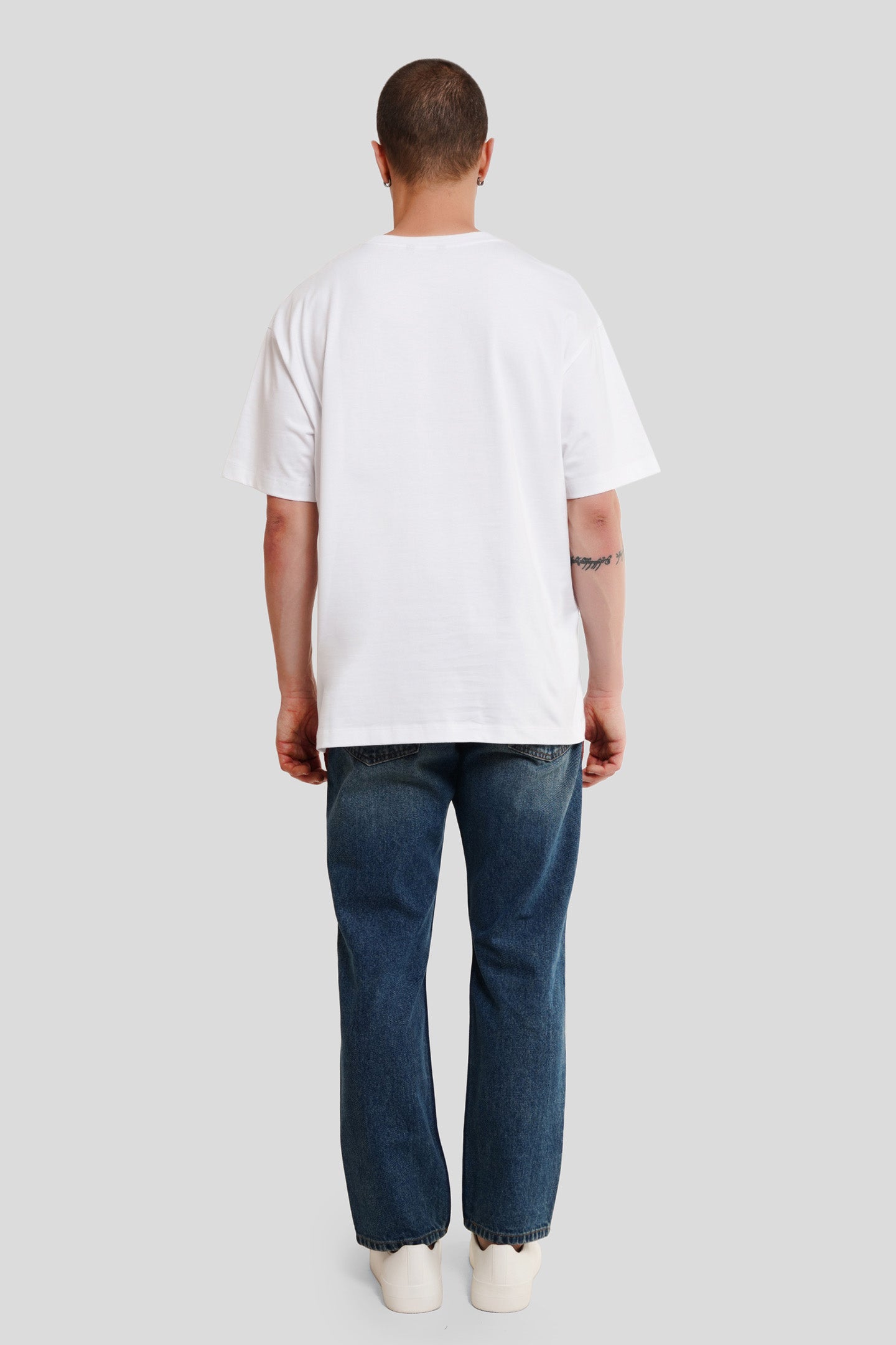 Parental Advice White Oversized T-shirt Men
