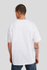Got Wasted White Oversized Fit T-Shirt Men Pic 2
