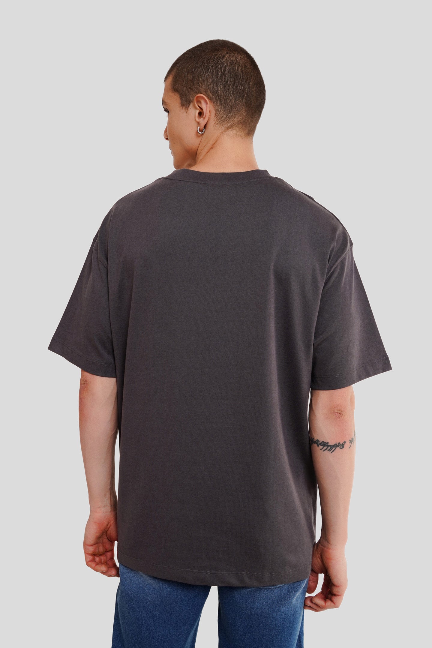 Puppet Strings Grey Oversized T-shirt Men