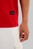 Solid Red Half Sleeves T-Shirt For Men Baggy Fit