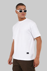 URC Racing Club White Oversized Fit T-Shirt Men Pic 3
