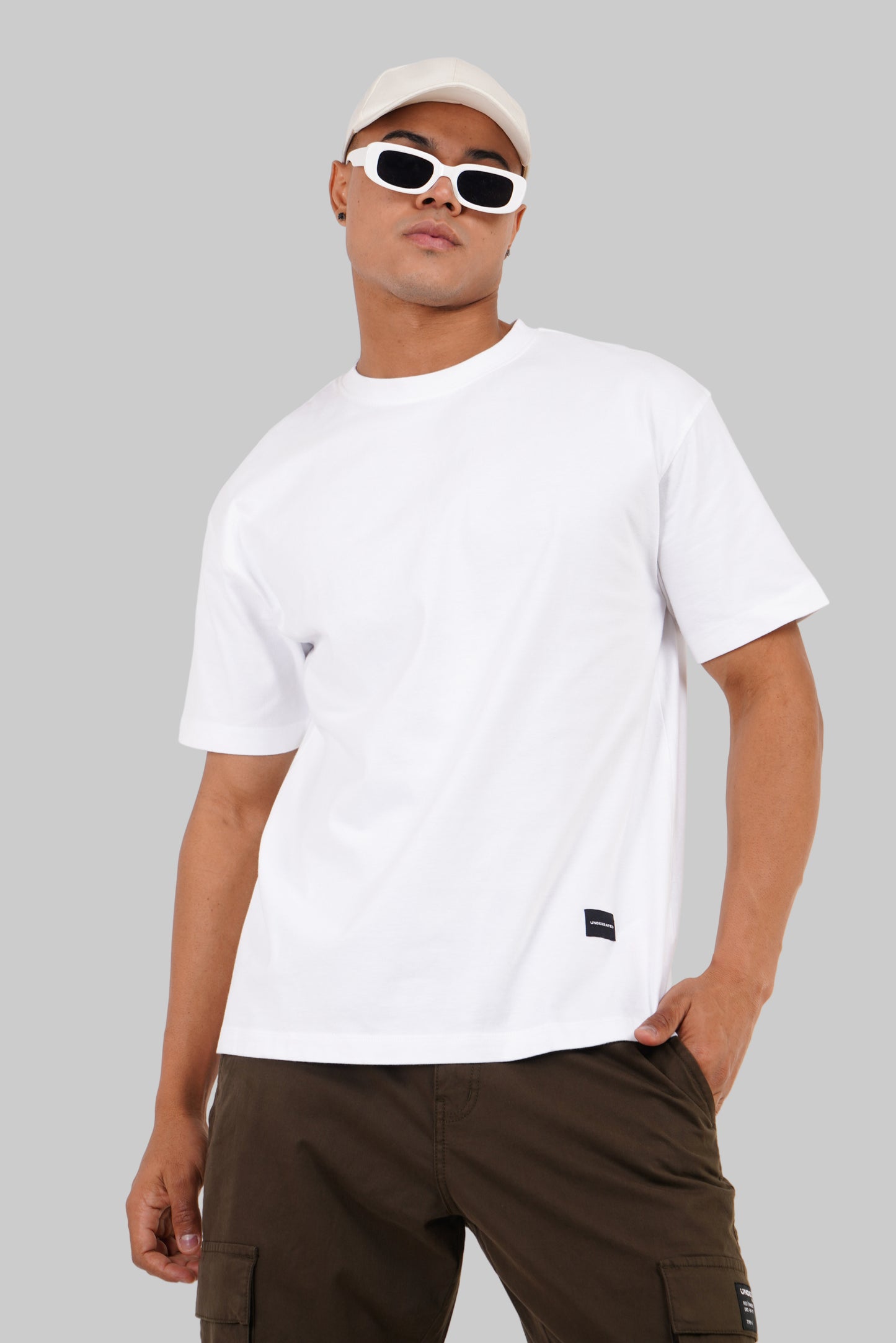 MILF White Oversized T-shirt Men