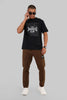 URC Mystery Black Oversized Fit T-Shirt Men Pic 3