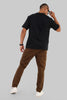URC Mystery Black Oversized Fit T-Shirt Men Pic 4