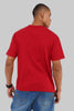 Kadak Chai Red Oversized Fit T-Shirt Men Pic 2