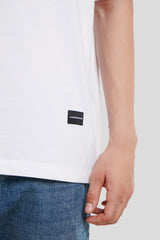 Social Introvert White Printed T-Shirt Men Oversized Fit