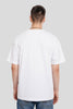URC Tag White Oversized Fit T-Shirt Men Pic 2
