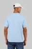 Marmoris Sea Sky Blue Oversized Fit T-Shirt Men Pic 2