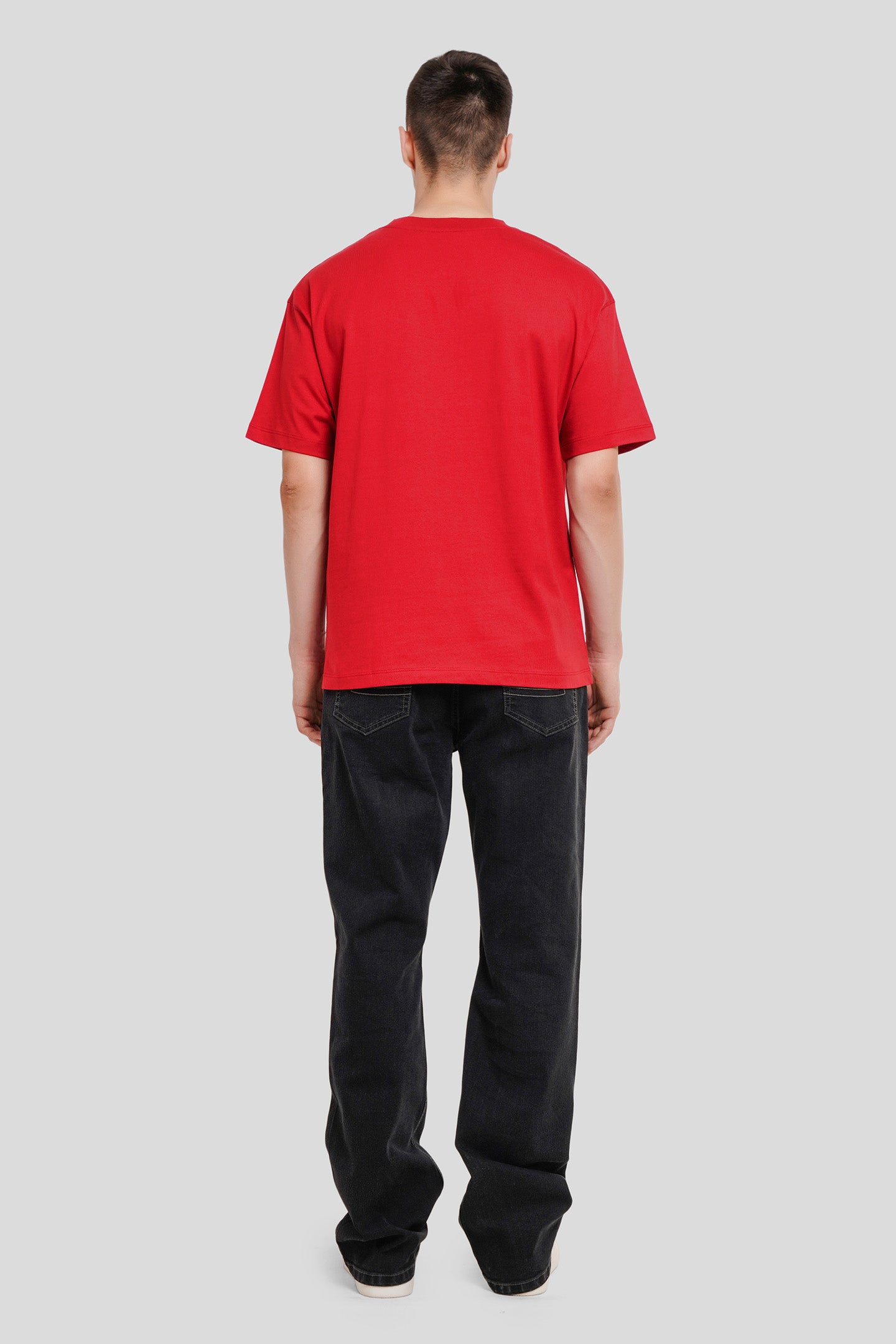 Your Opinion Red Oversized T-shirt Men