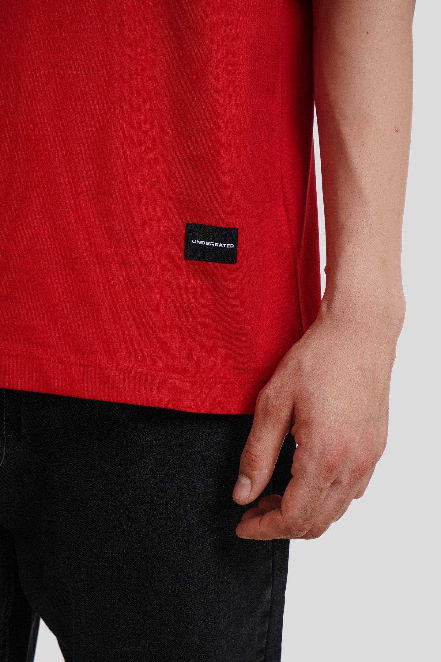Your Opinion Red Oversized T-shirt Men