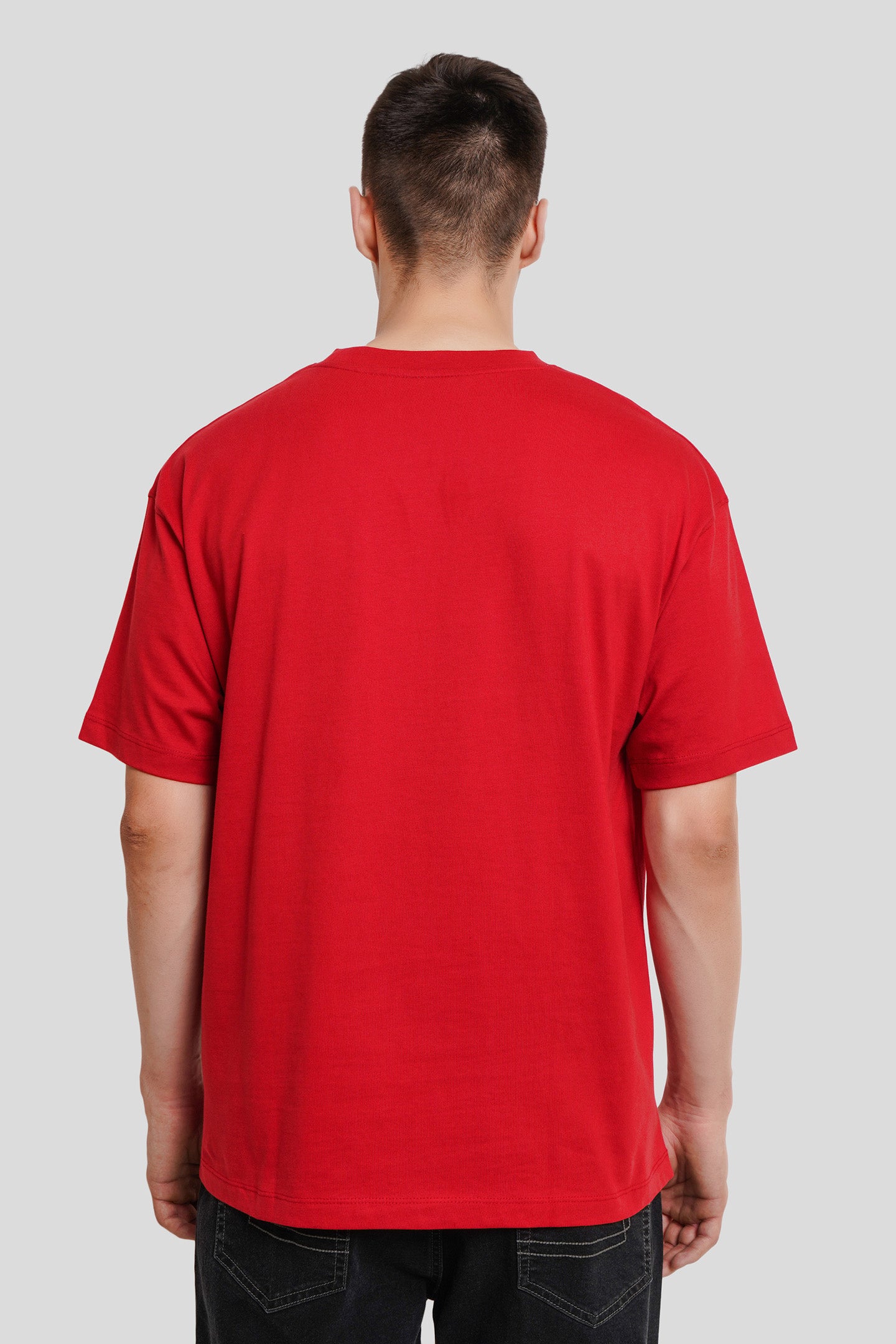 Your Opinion Red Oversized T-shirt Men