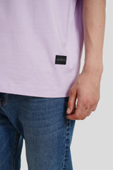 The Complexity Of Simplicity Lilac Printed T-Shirt